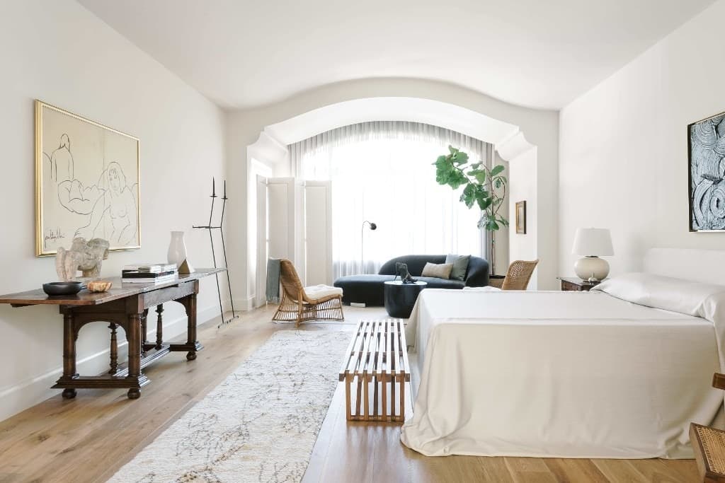 Furniture-verified home interior showing detected furniture used to confirm occupancy